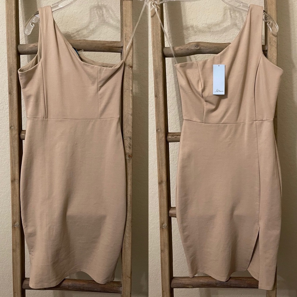 Nude Bodycon Dress